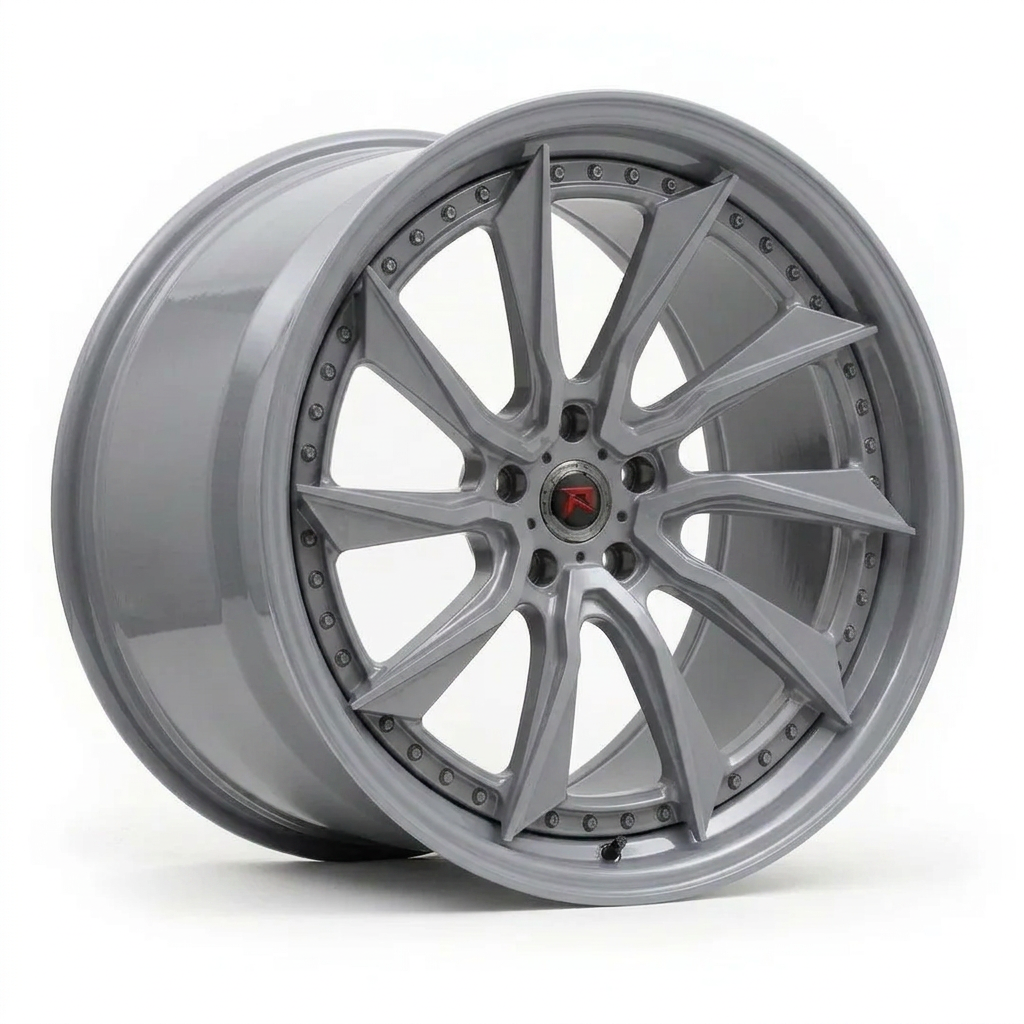 RZR LVIII forged wheel — Gloss Nardo Grey