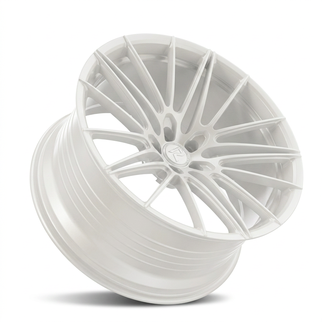RZR LXXIII forged wheel — Satin White Pearl