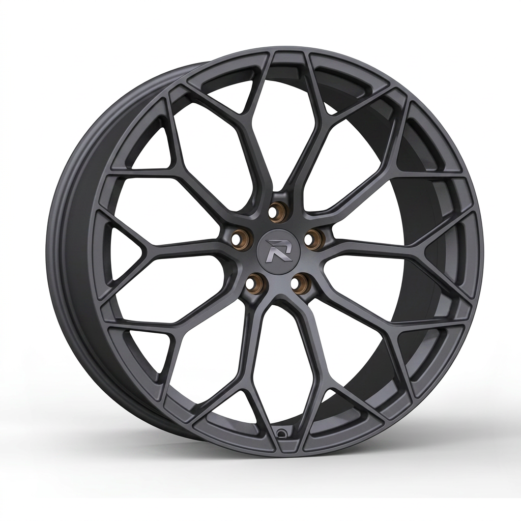 RZR CLXXXVIII forged wheel — Matte Anthracite / Bronze Hardware