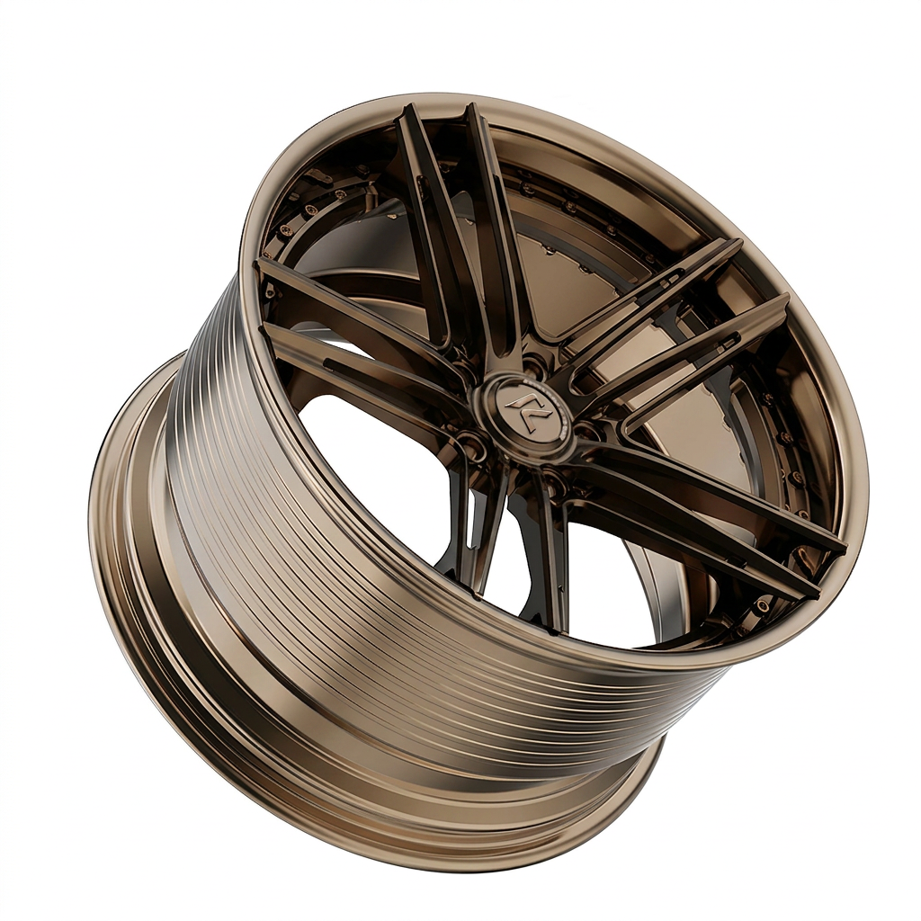 RZR LXIX forged wheel — Tinted Bronze Chrome