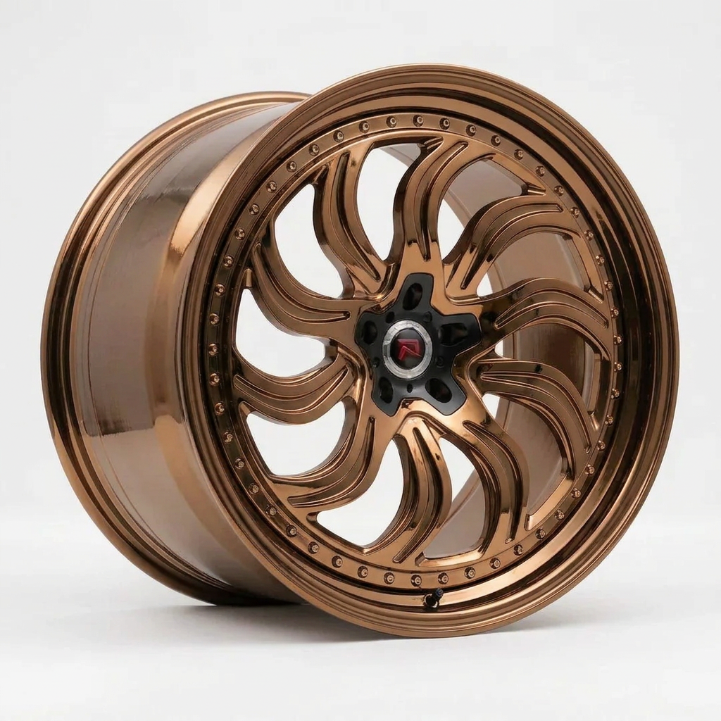 RZR XXXIII forged wheel — Tinted Bronze Chrome