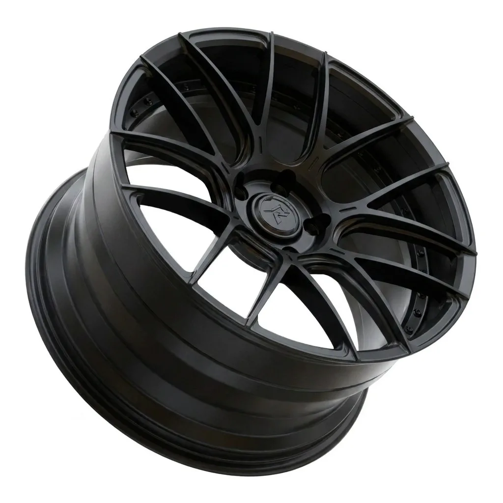RZR II forged wheel — Satin Black / Full Matte