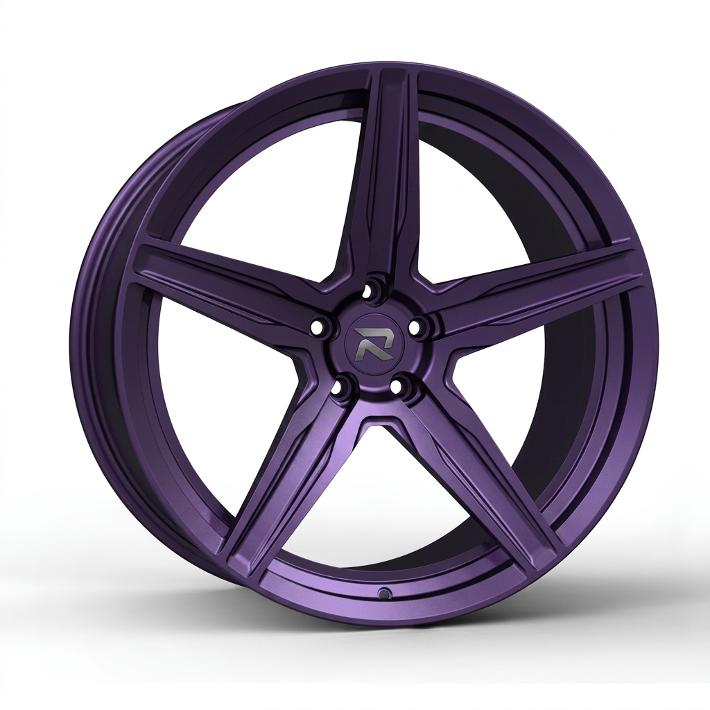 RZR CXXVIII forged wheel — Satin Purple Metallic
