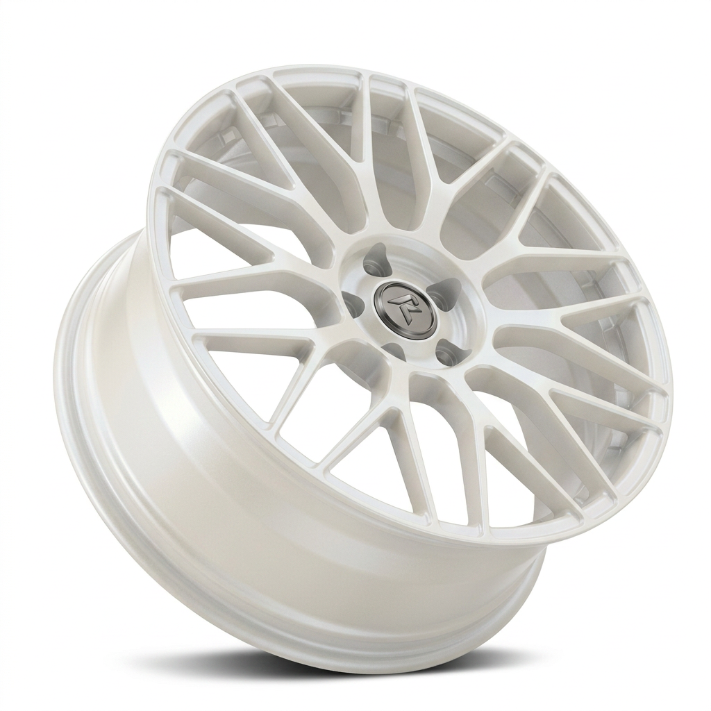 RZR LXXXIX forged wheel — Satin White Pearl