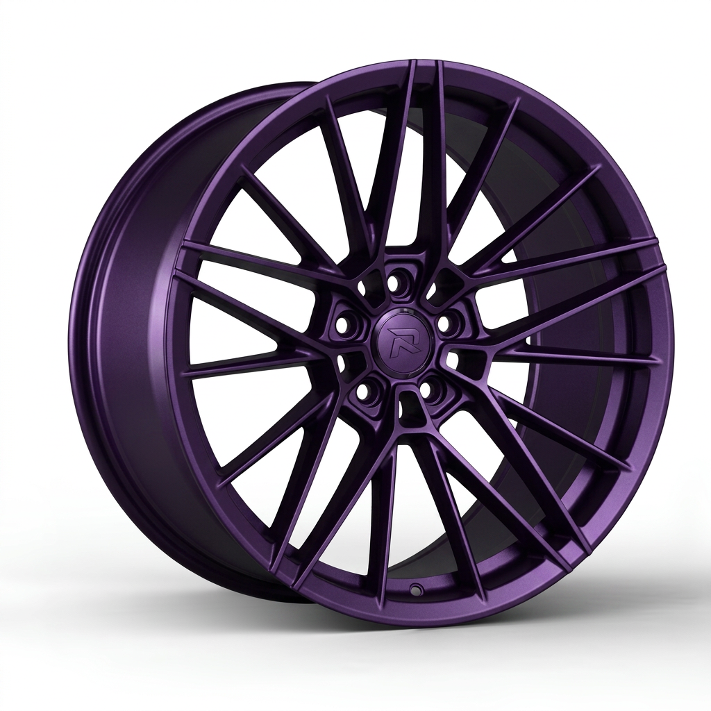 RZR CLVIII forged wheel — Satin Purple Metallic