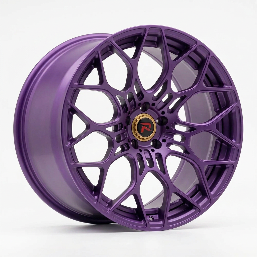 RZR XLV forged wheel — Satin Purple Metallic