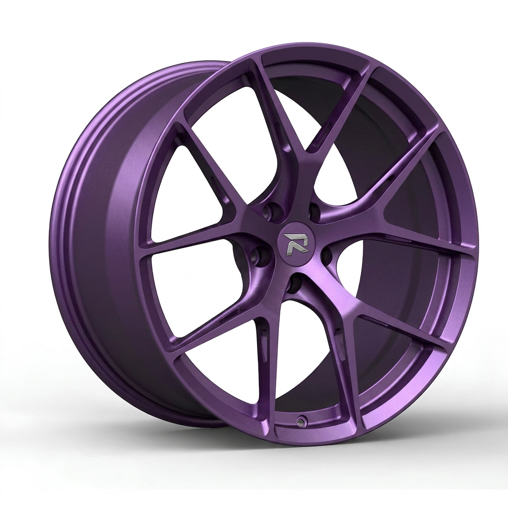 RZR CCI forged wheel — Satin Purple Metallic