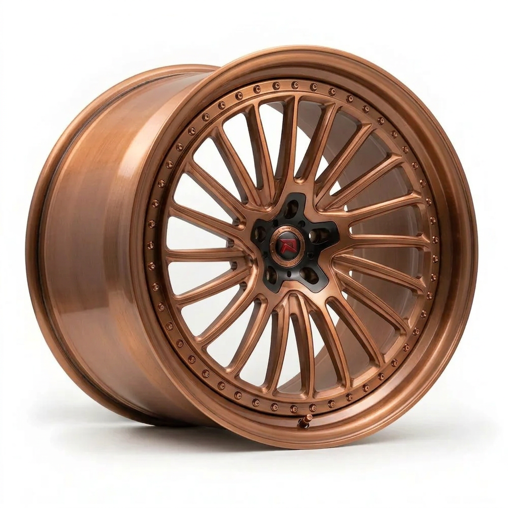 RZR XXV forged wheel — Metallic Copper Bronze