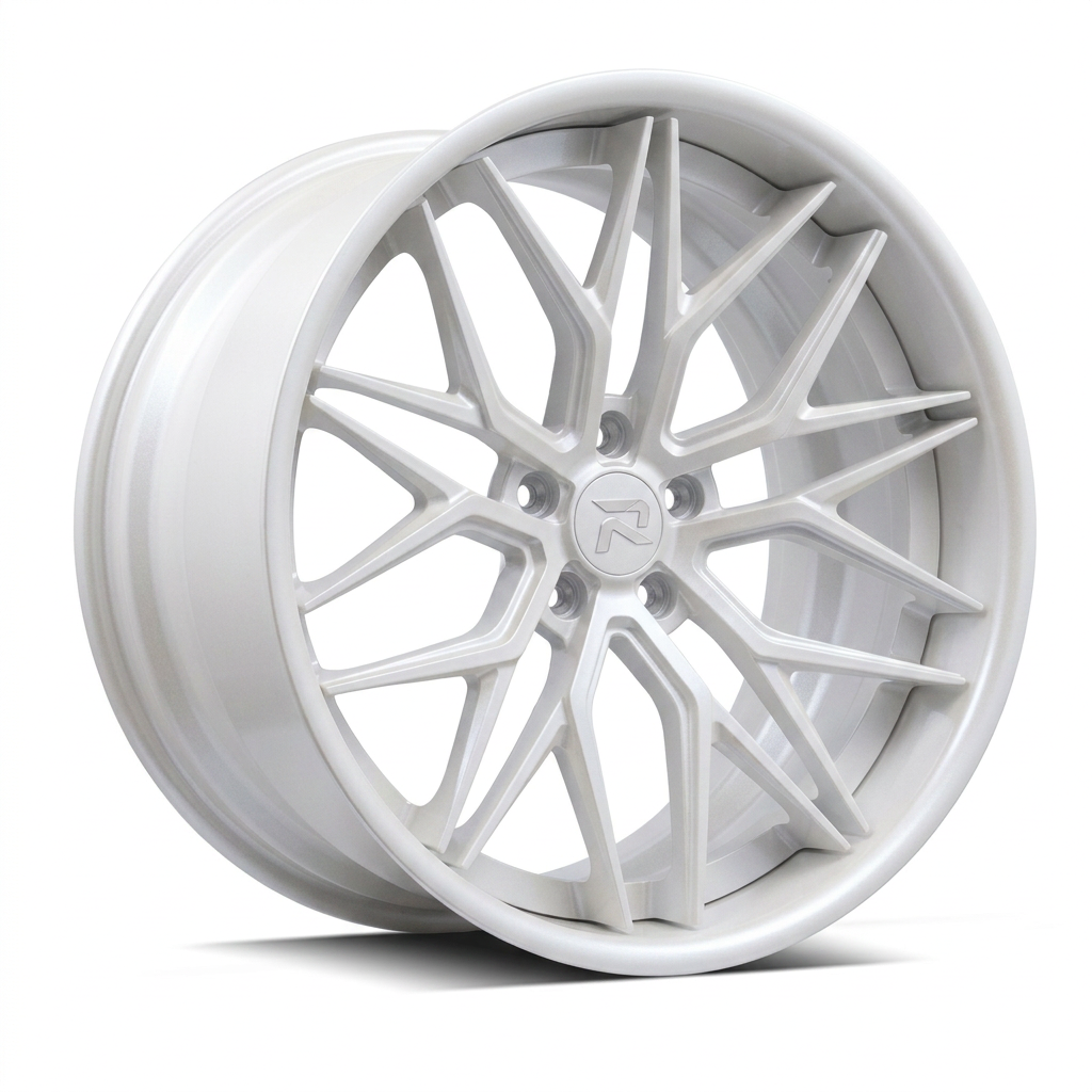 RZR XCV forged wheel — Satin White Pearl