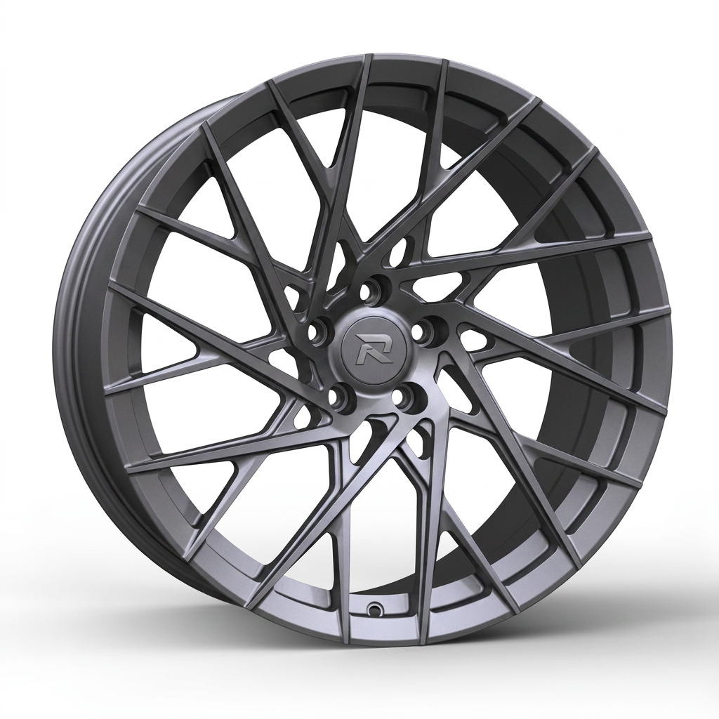 RZR CXV forged wheel — Satin Titanium Grey