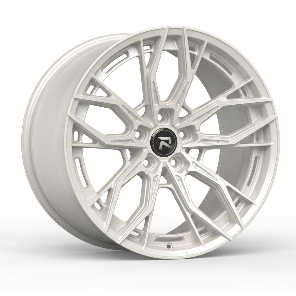 RZR CXXXV forged wheel — Satin White Pearl