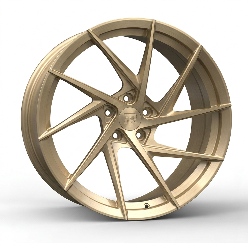 RZR CXI forged wheel — Brushed Champagne Gold