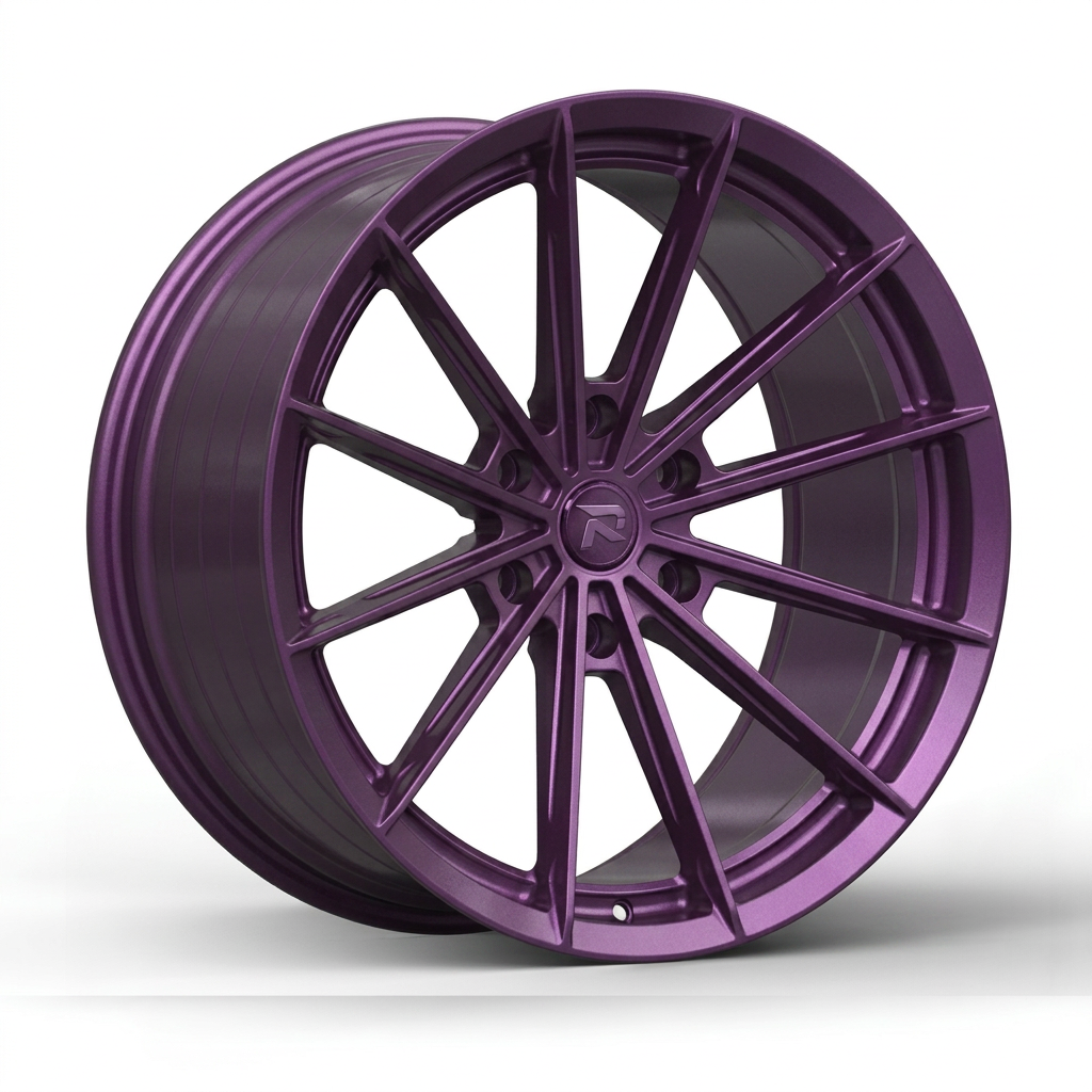 RZR CXX forged wheel — Satin Purple Metallic