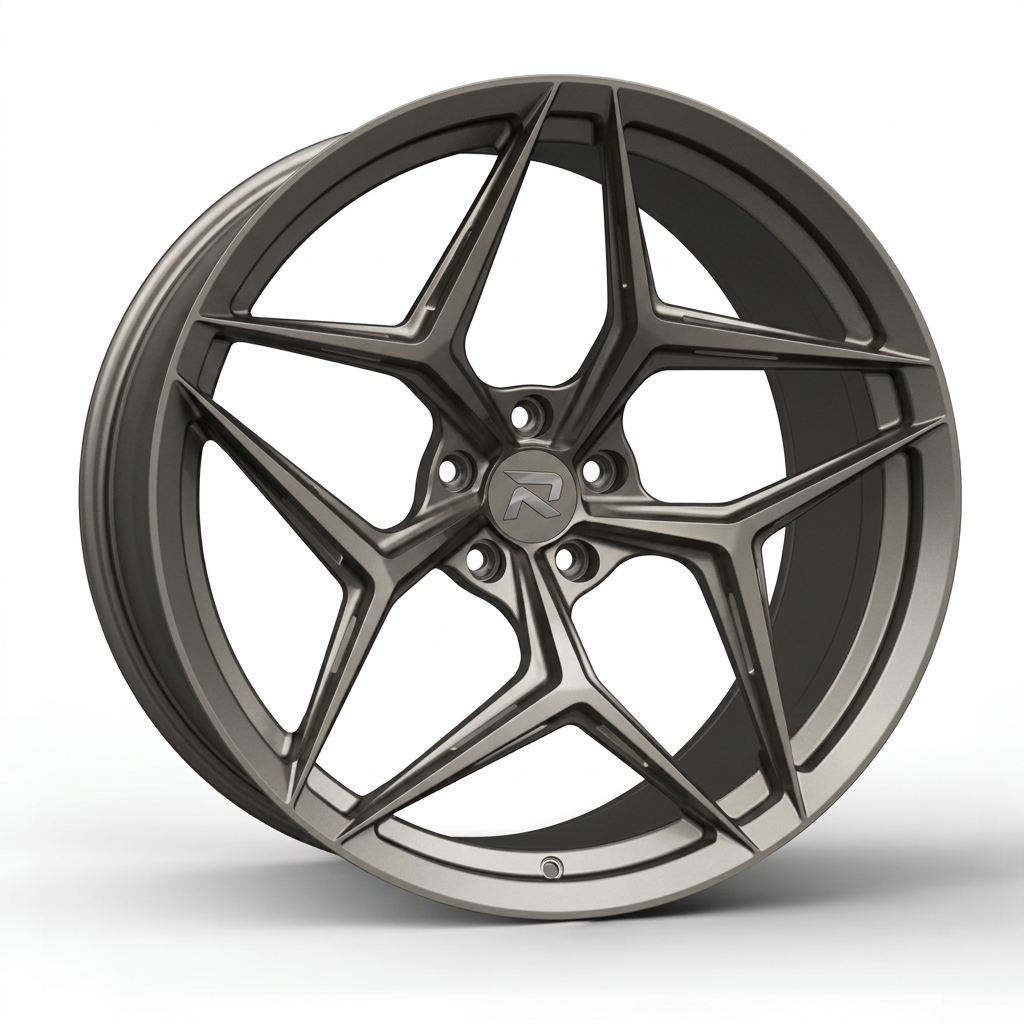 RZR CLXII forged wheel — Satin Titanium Grey