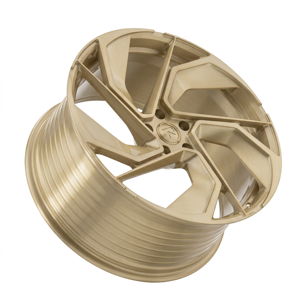 RZR LXXXI forged wheel — Brushed Champagne Gold