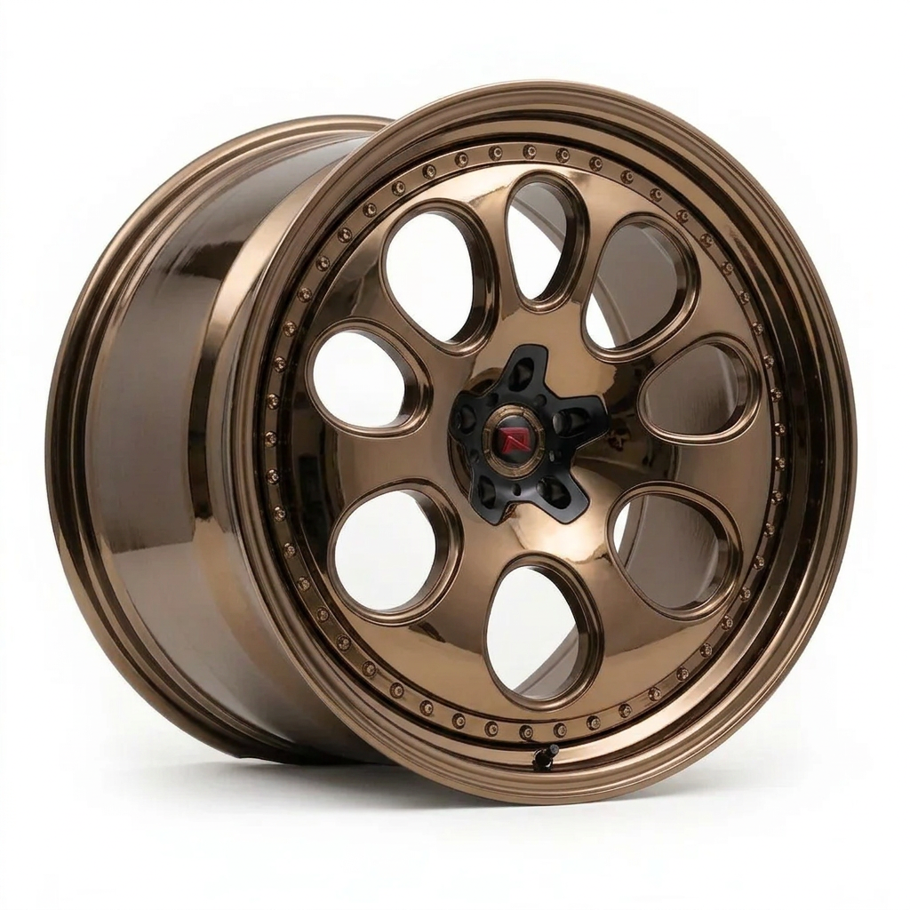 RZR XXIV forged wheel — Tinted Bronze Chrome