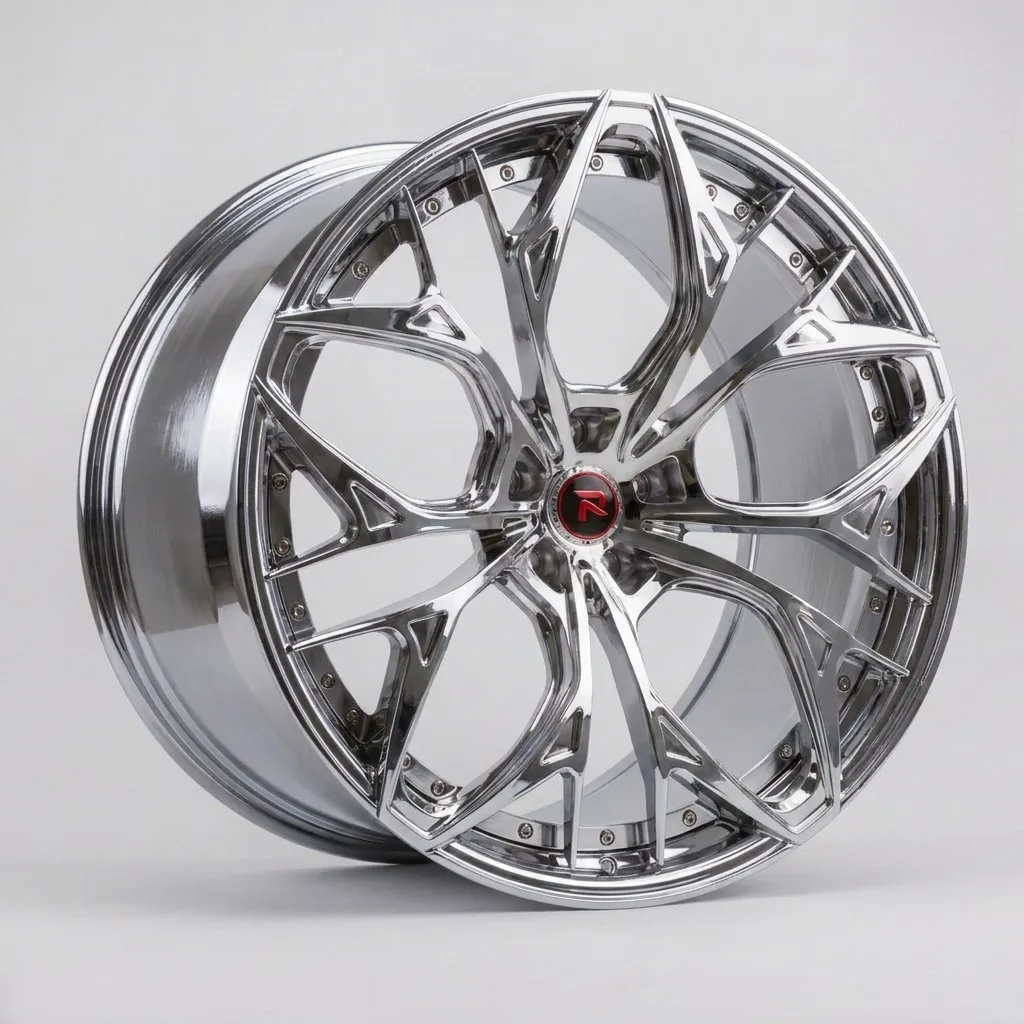 RZR XXII forged wheel — Full Polished Chrome