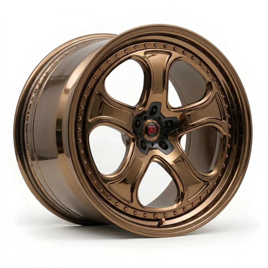 RZR XXVI forged wheel — Tinted Bronze Chrome