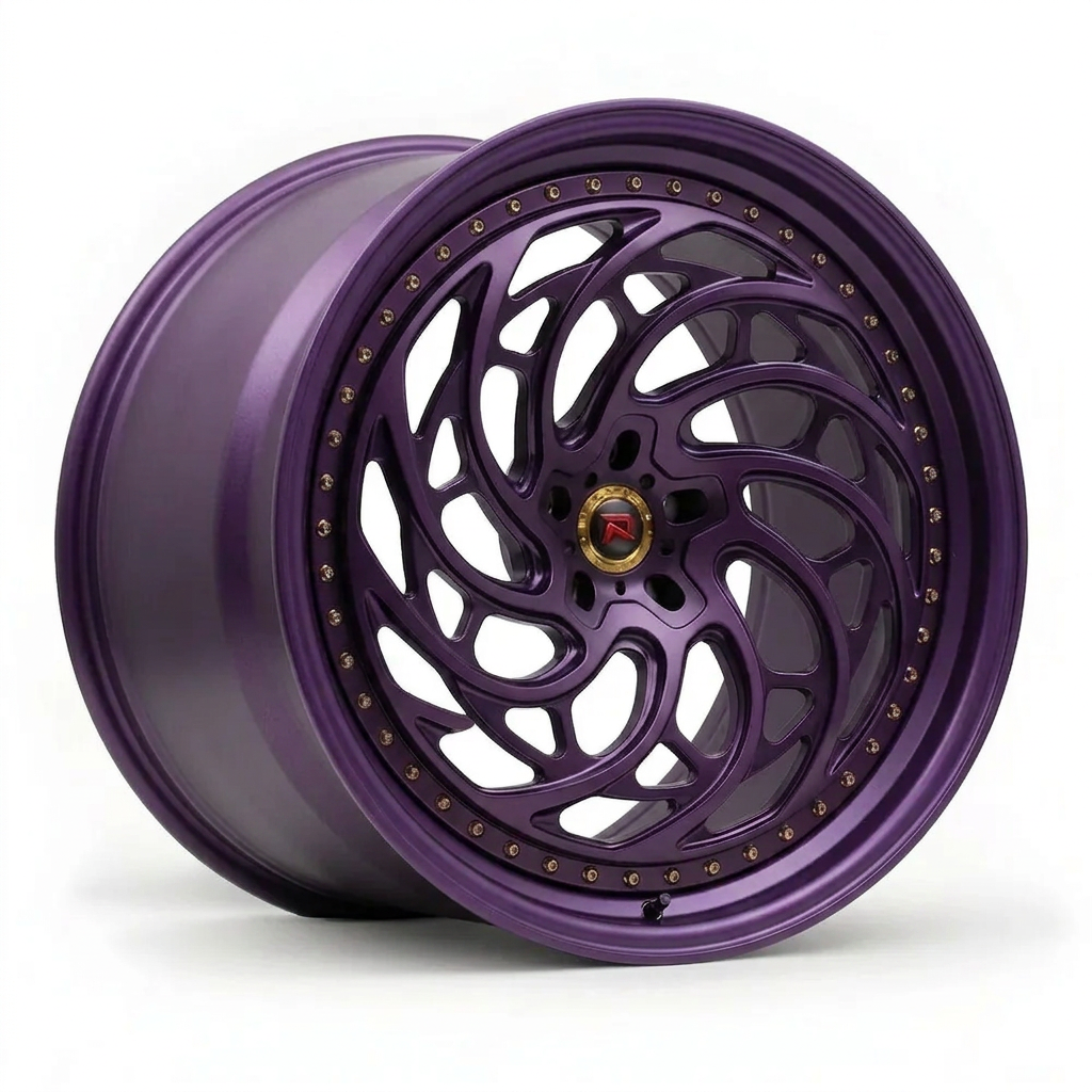 RZR XXVIII forged wheel — Satin Purple Metallic