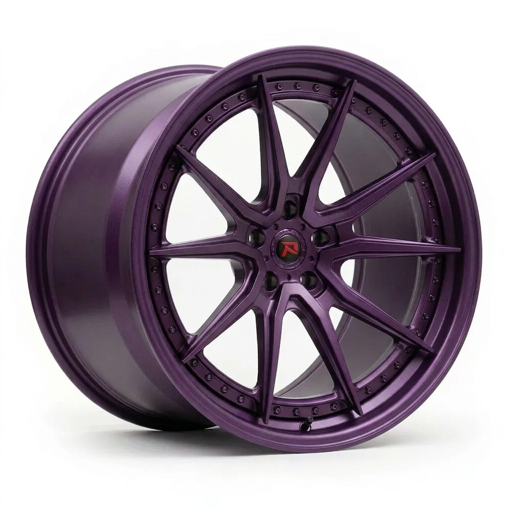 RZR XXIX forged wheel — Satin Purple Metallic