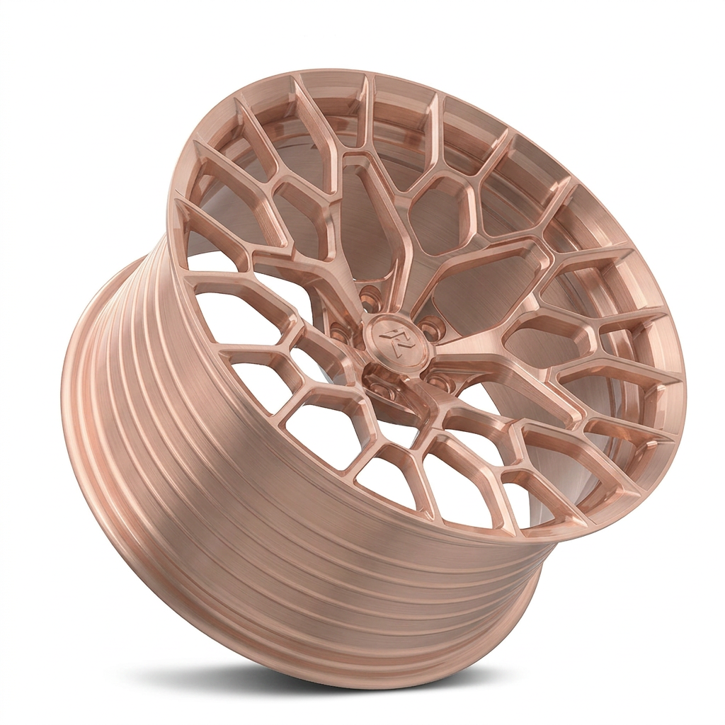 RZR LXXXIII forged wheel — Brushed Rose Gold