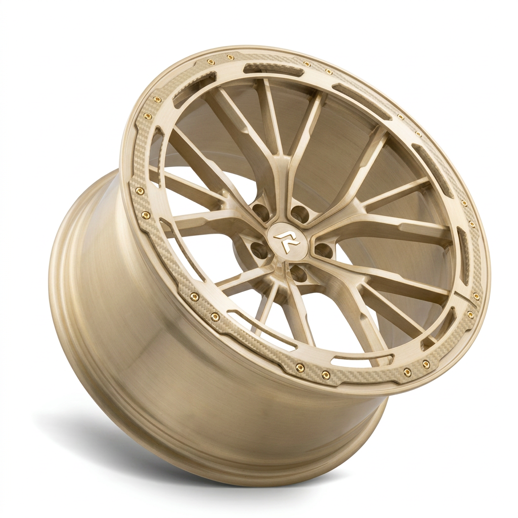 RZR LXXXIV forged wheel — Brushed Champagne Gold