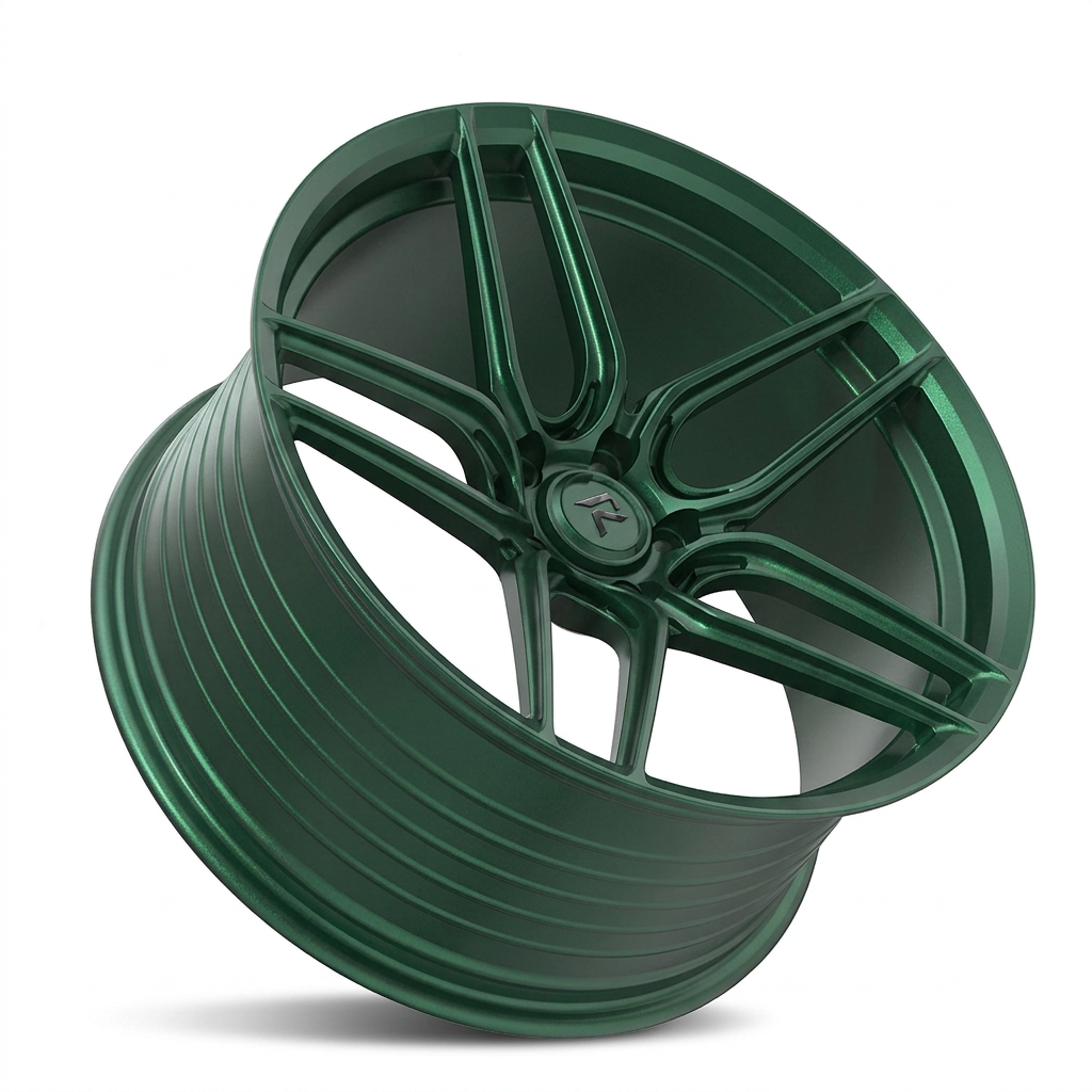 RZR XCI forged wheel — Satin Emerald Metallic
