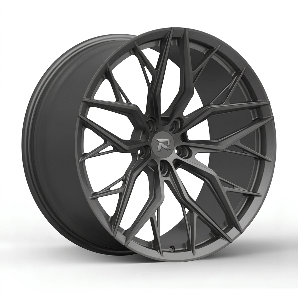 RZR CLXV forged wheel — Satin Gunmetal