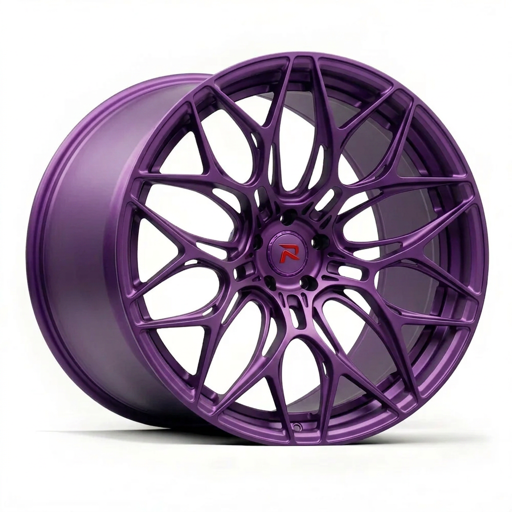 RZR XLVII forged wheel — Satin Purple Metallic