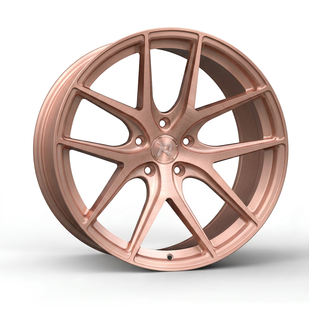 RZR CXCII forged wheel — Brushed Rose Gold