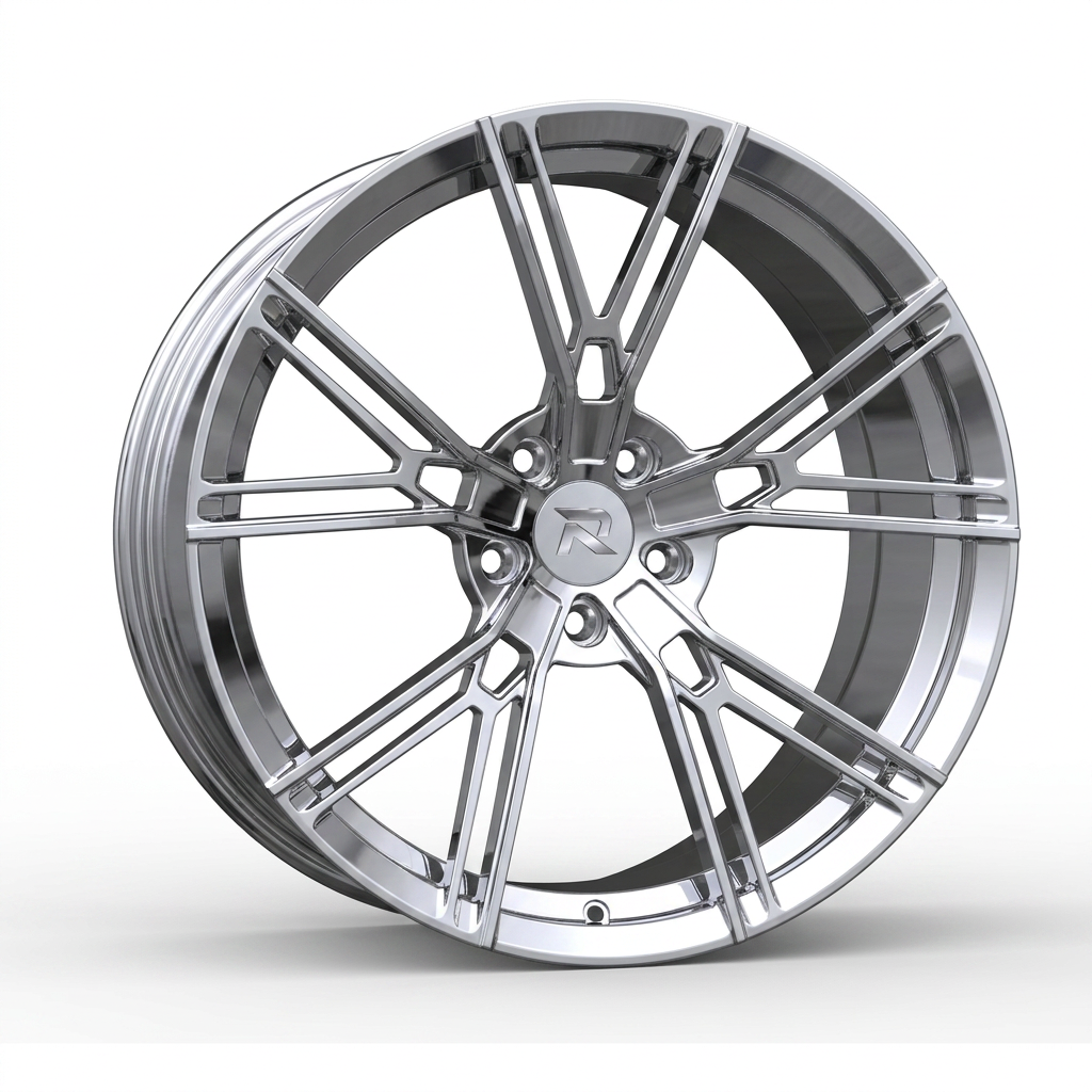 RZR CXC forged wheel — Full Polished Chrome