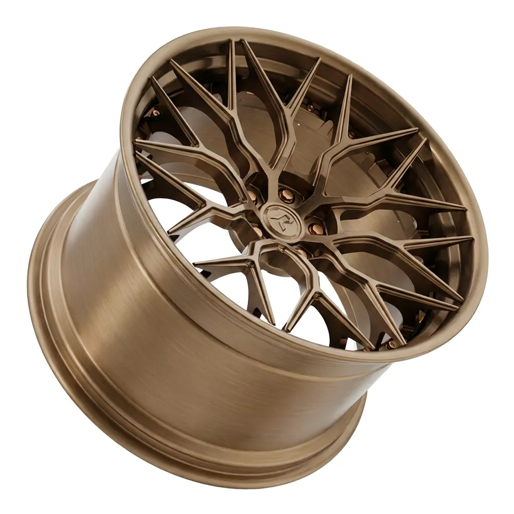 RZR I forged wheel — Matte Bronze
