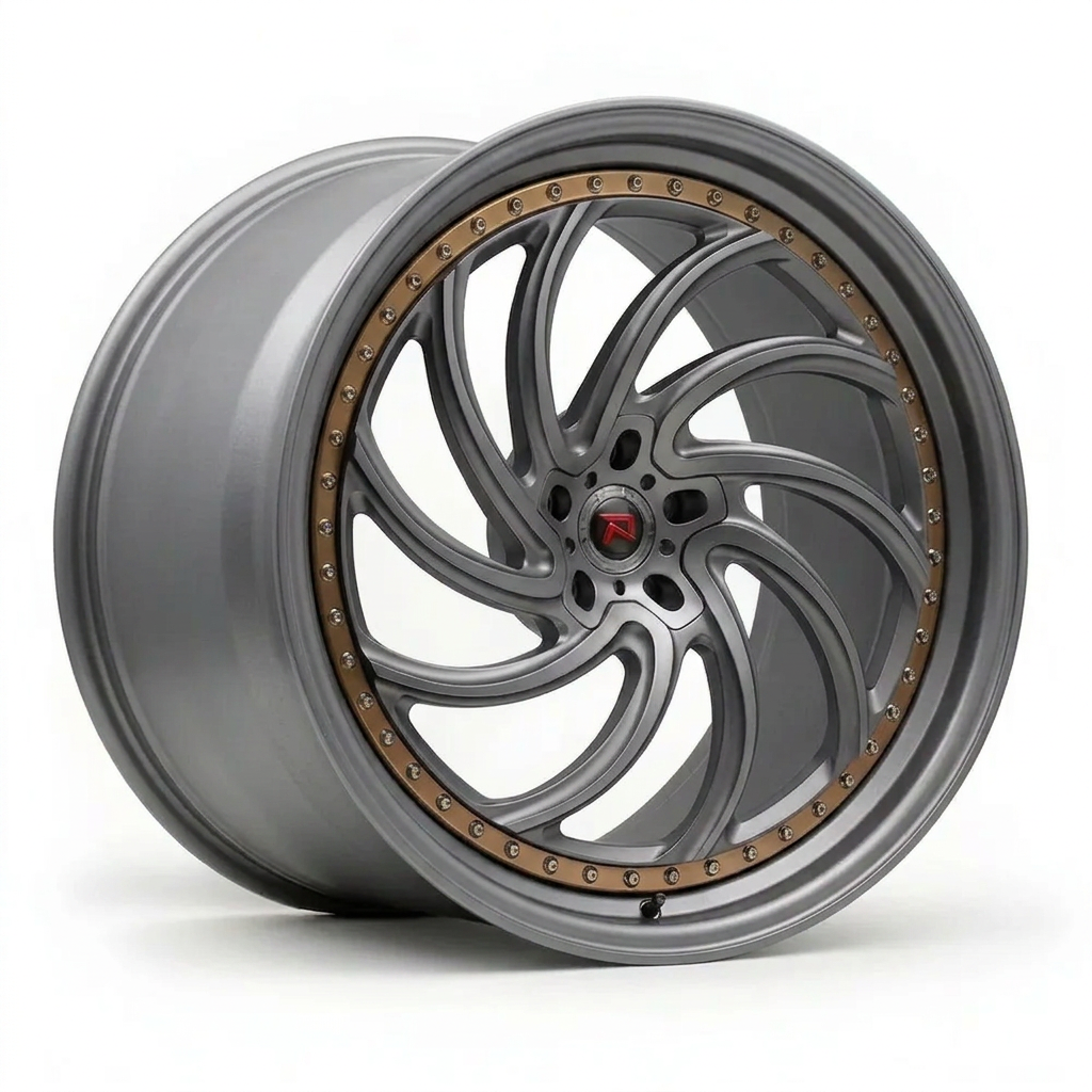RZR XXIII forged wheel — Satin Gunmetal