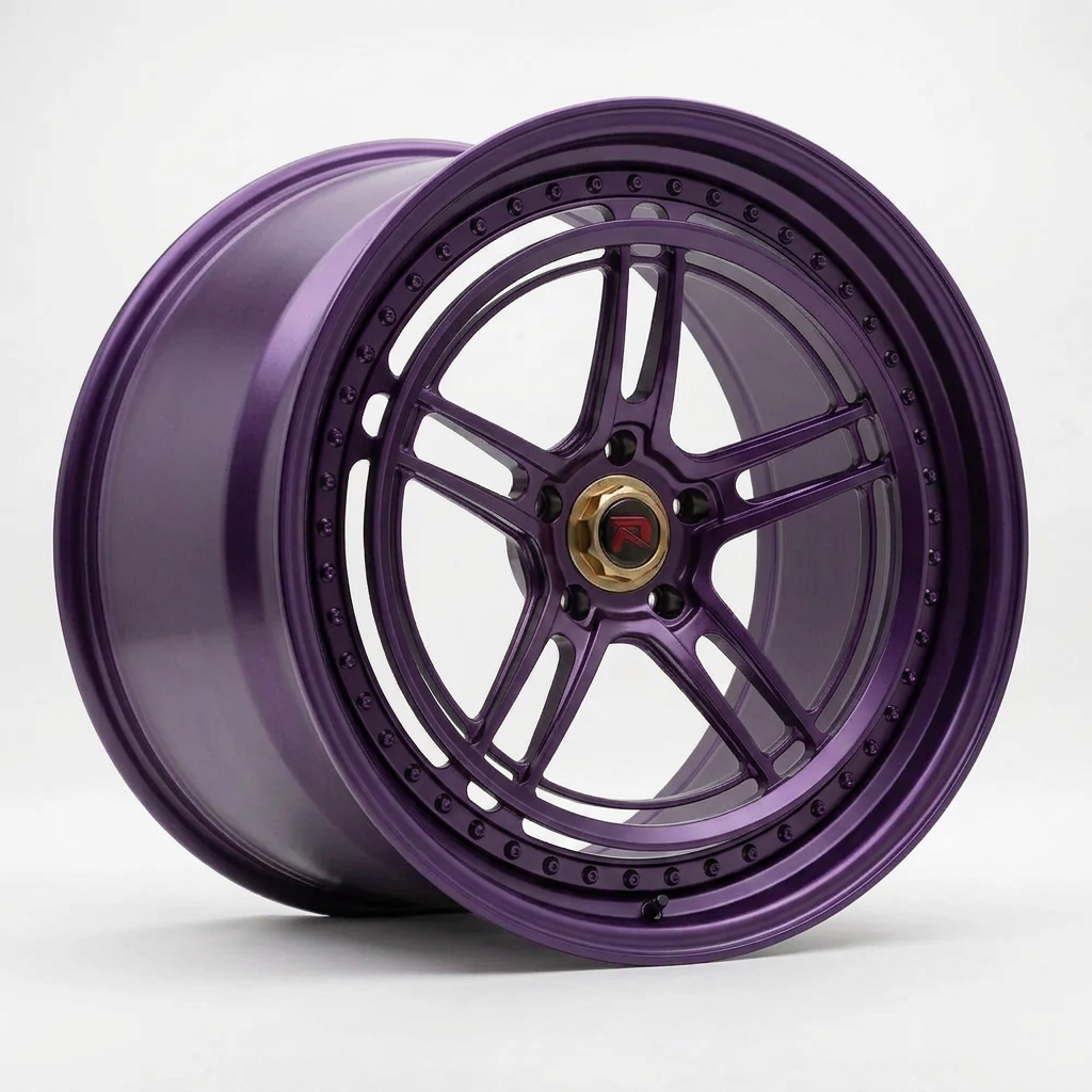 RZR LVII bespoke finish — Satin Purple Metallic