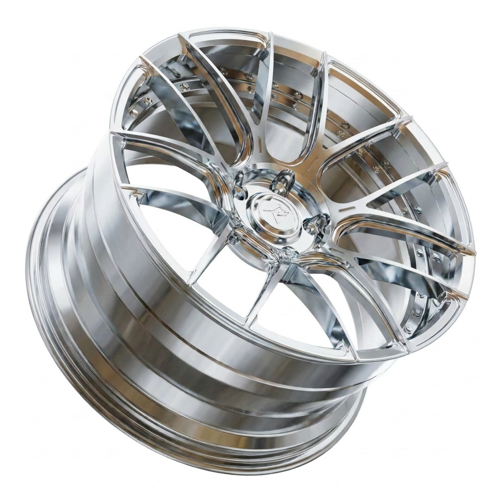 RZR II forged wheel — Full Polished Chrome