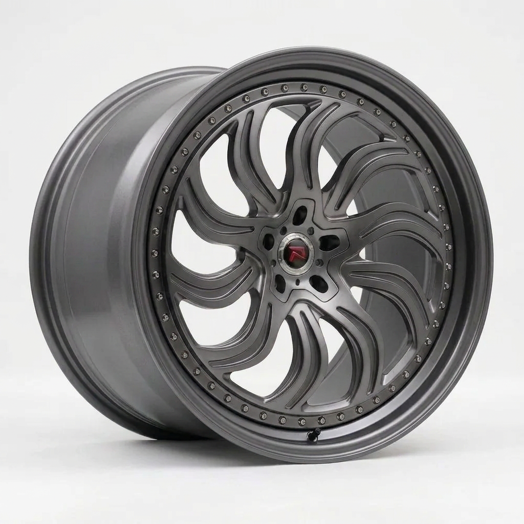 RZR XXXIII forged wheel — Satin Gunmetal