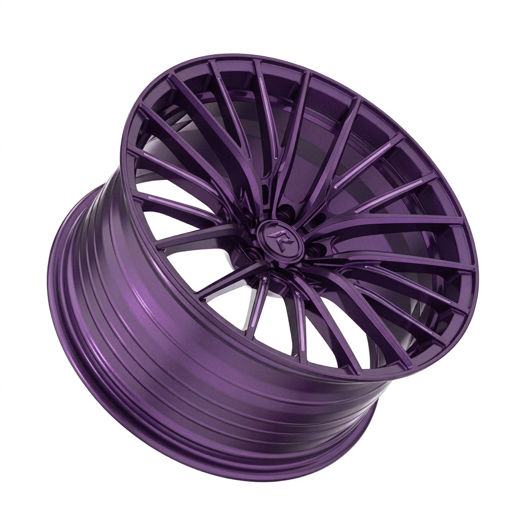 RZR LXXVI forged wheel — Satin Purple Metallic