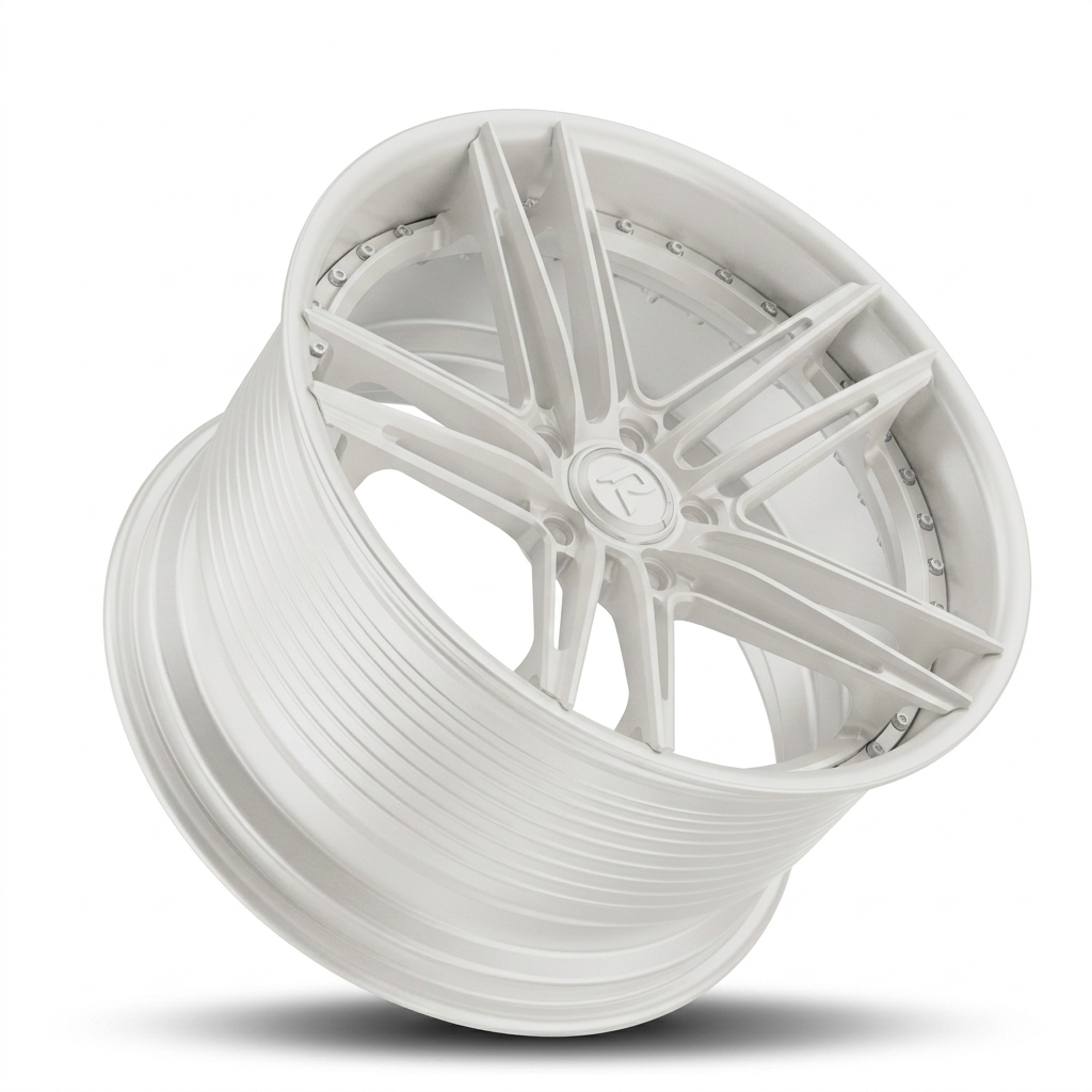 RZR LXIX forged wheel — Satin White Pearl