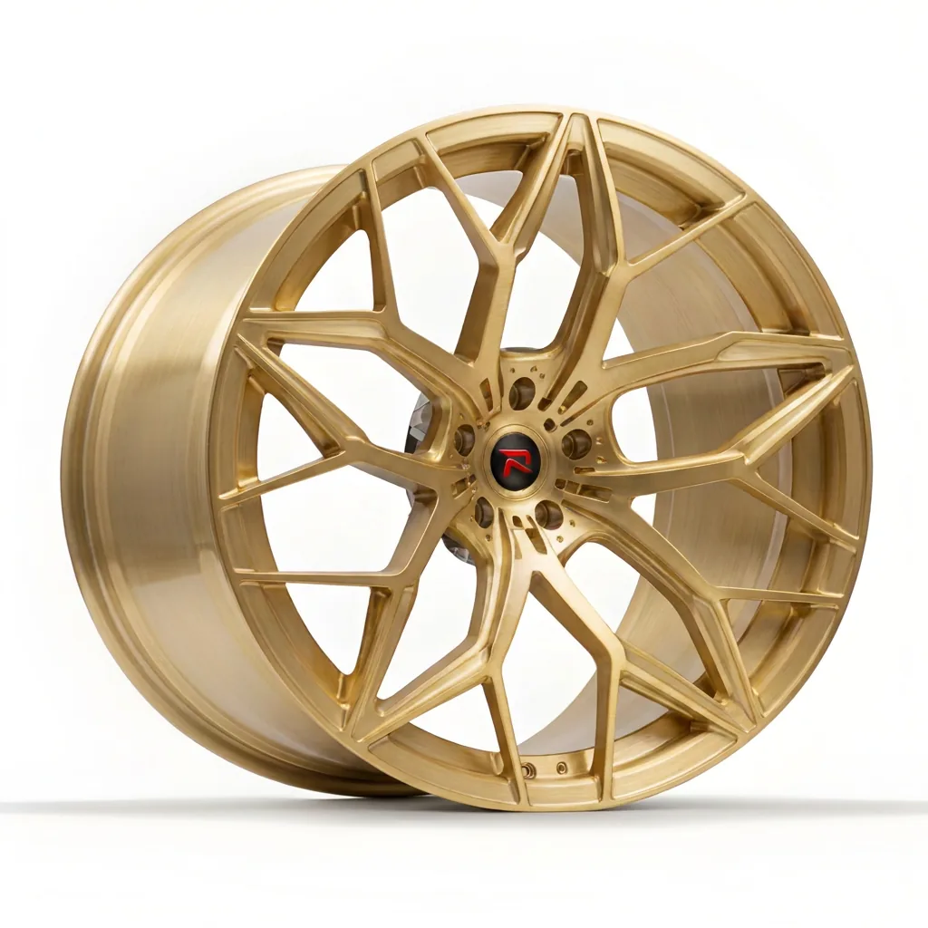 RZR XI forged wheel — Brushed Gold