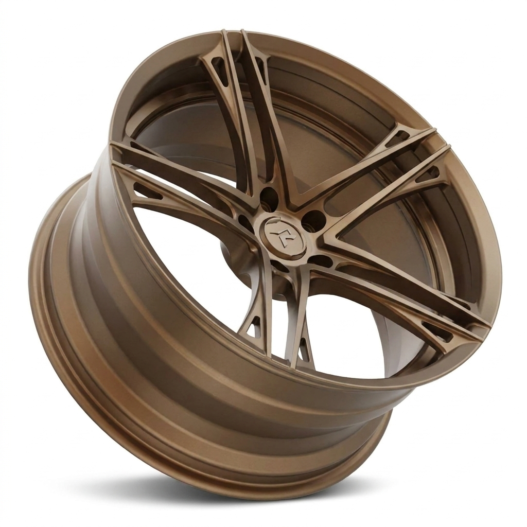 RZR V forged wheel — Satin Matte Bronze