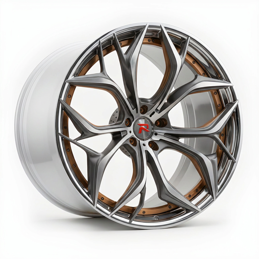 RZR XIX bespoke finish — Graphite Machined / Polished Lip