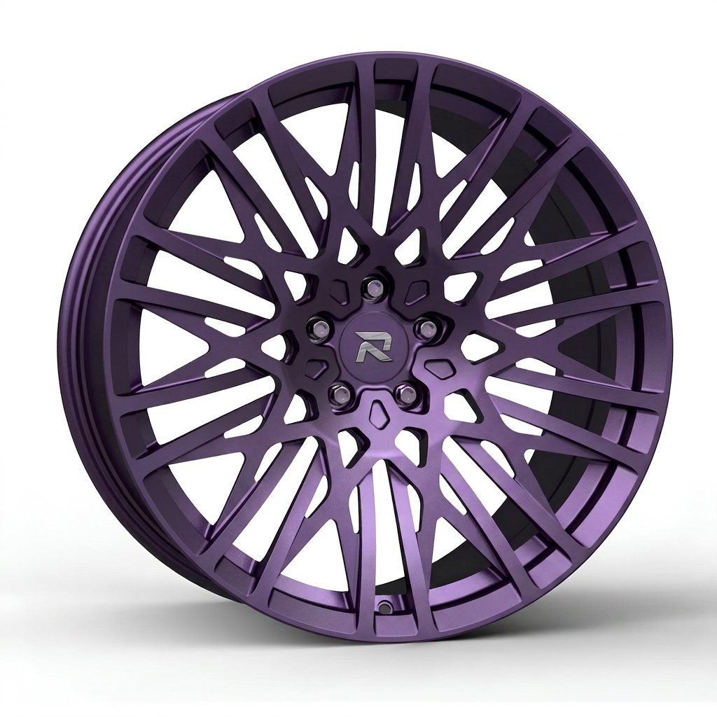 RZR CCVI forged wheel — Satin Purple Metallic