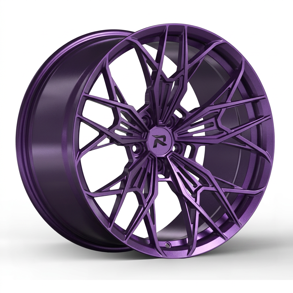 RZR CLXXXVI forged wheel — Satin Purple Metallic