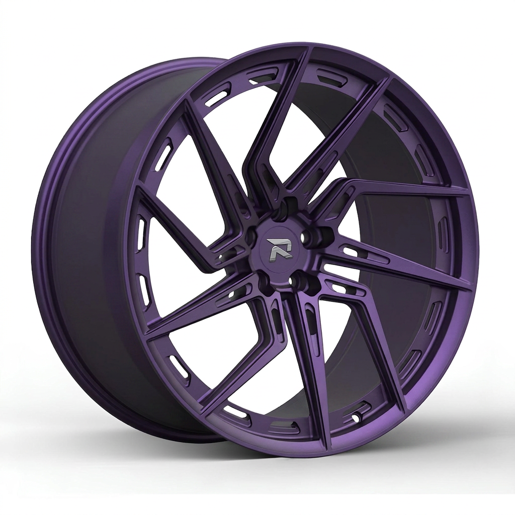 RZR CC forged wheel — Satin Purple Metallic