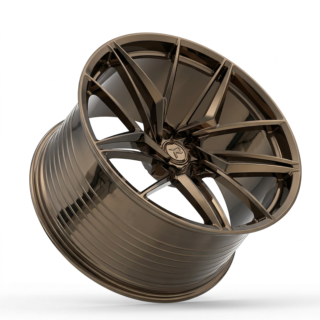 RZR LXXV forged wheel — Tinted Bronze Chrome