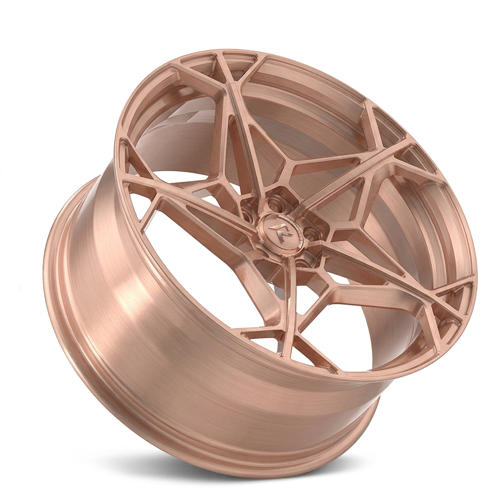 RZR XC forged wheel — Brushed Rose Gold