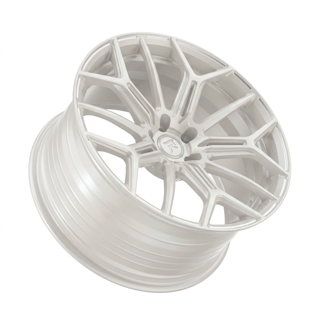RZR LXXXVI forged wheel — Satin White Pearl