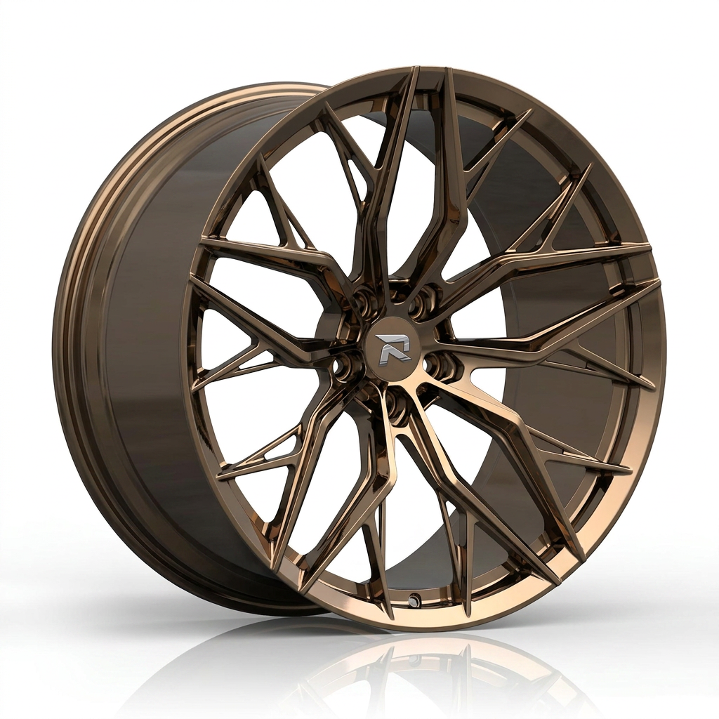 RZR CLXV forged wheel — Tinted Bronze Chrome