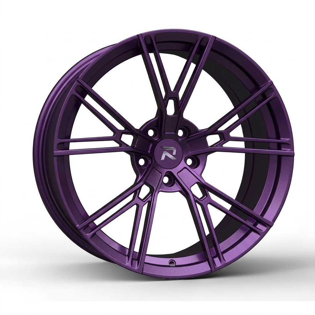 RZR CXC forged wheel — Satin Purple Metallic