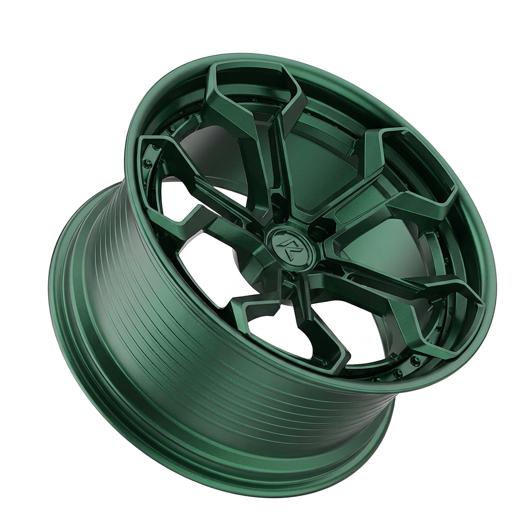 RZR LX forged wheel — Satin Emerald Metallic